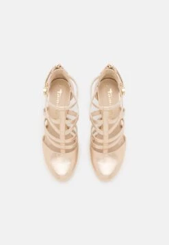 Tamaris Escarpins À Plateforme - Light Gold Glam -Tamaris Soldes Magasin 01026c6161c54f438d0b29f8d043c5e6