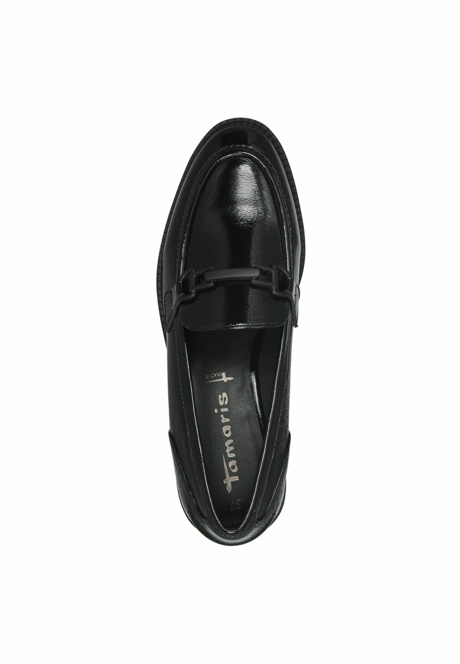 Tamaris Mocassins - Black Patent 4 Tamaris Mocassins - Black Patent – Image 3