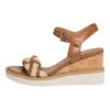 Tamaris Sandales Compensées - Cognac -Tamaris Soldes Magasin 06943f5ba6c04c8abf93363dafd7159e
