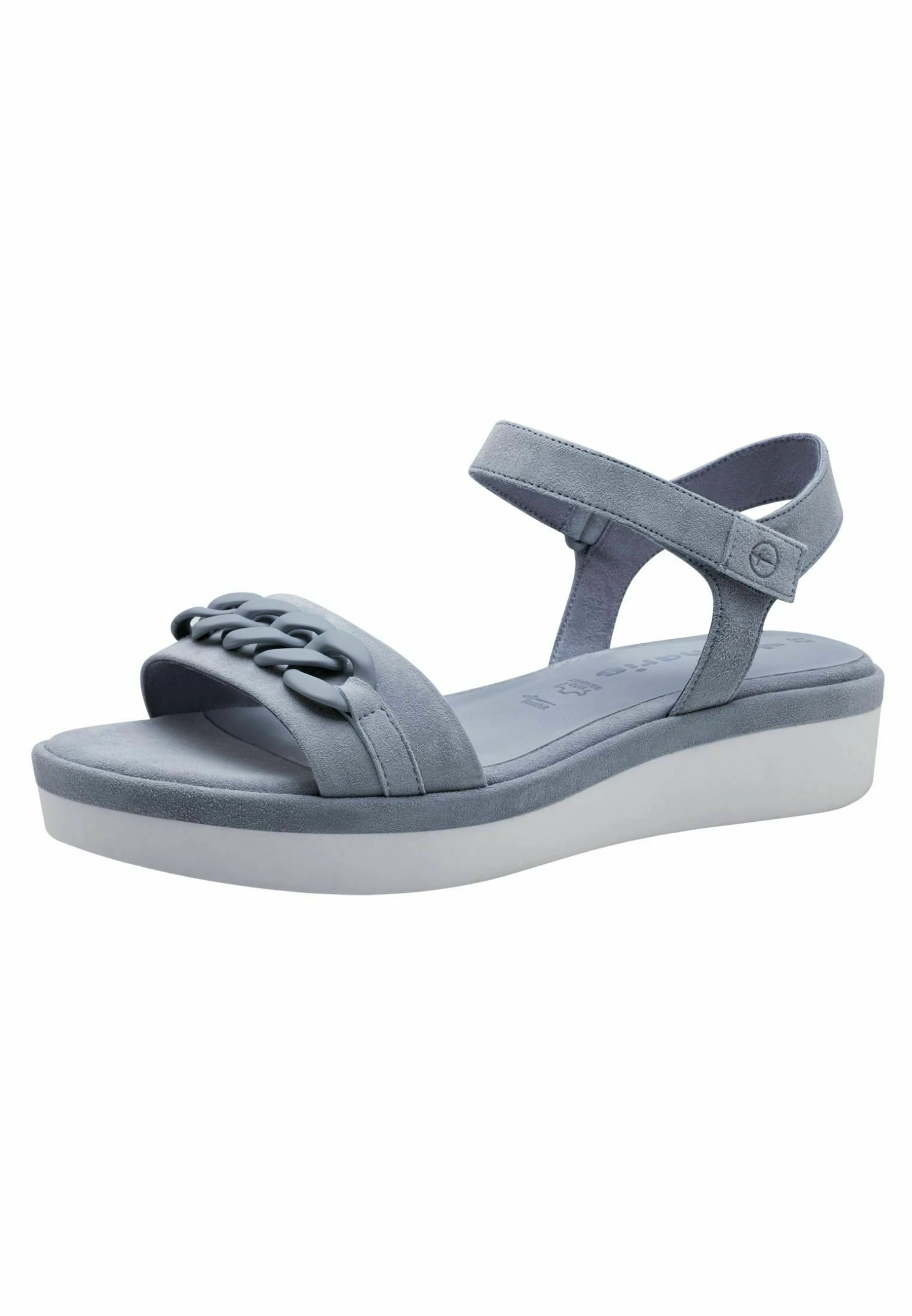 Tamaris Sandales À Plateforme - Lt Blue Suede 4 Tamaris Sandales À Plateforme - Lt Blue Suede – Image 2