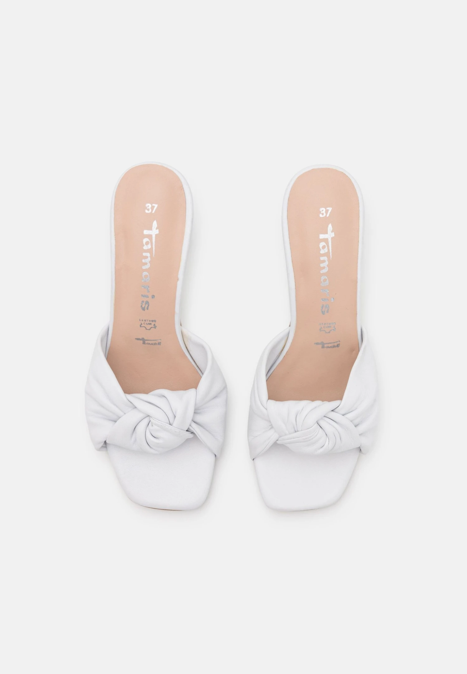 Tamaris Mules À Talons - White 8 Tamaris Mules À Talons - White – Image 6