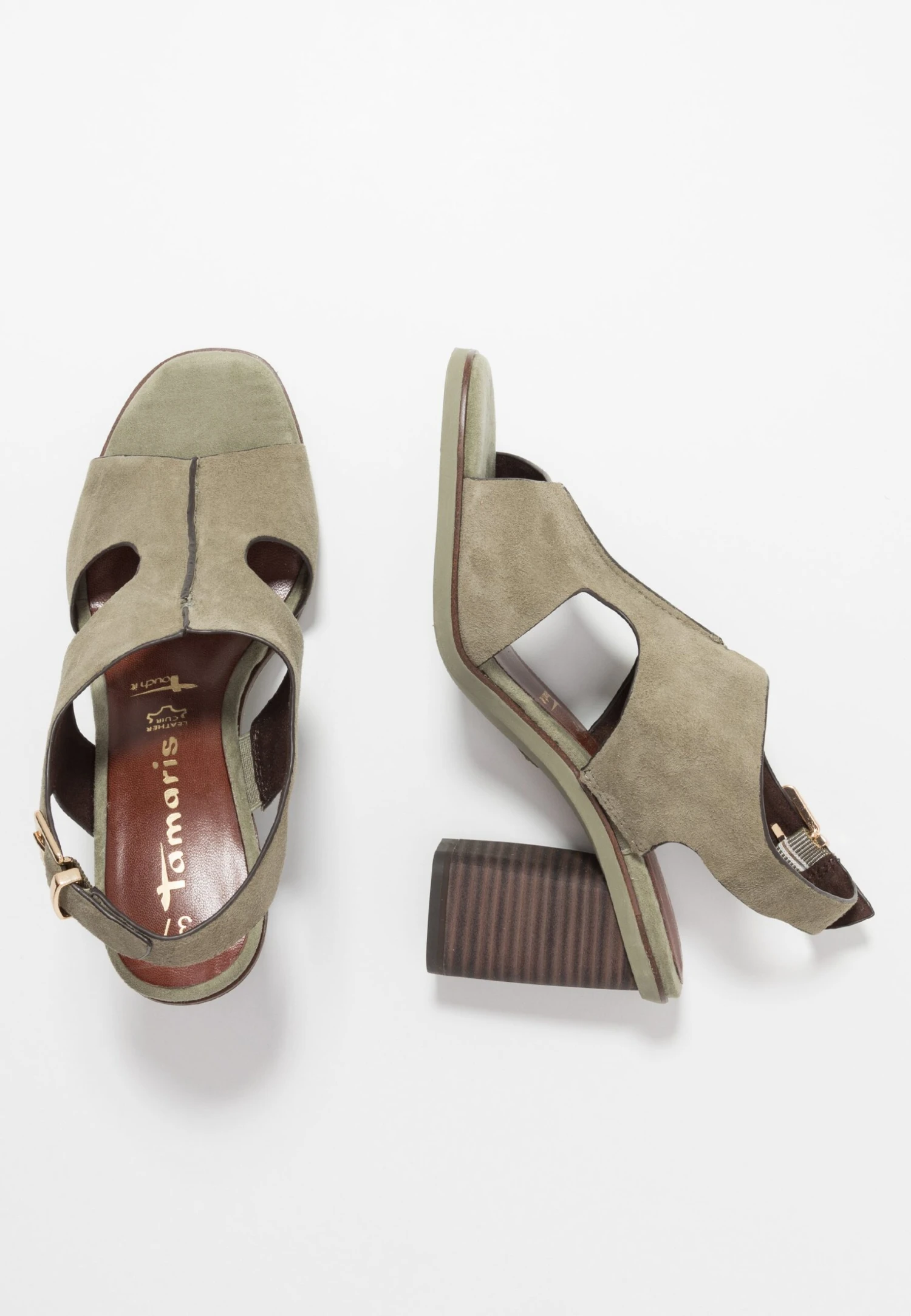 Tamaris Sandales À Talons Hauts - Light Olive 6 Tamaris Sandales À Talons Hauts - Light Olive – Image 4