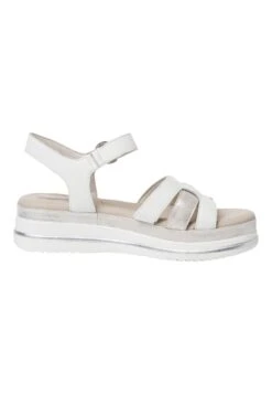 Tamaris Comfort - Sandales À Plateforme - White Silver -Tamaris Soldes Magasin 140b91d5eebe487f8e906470acef10cd