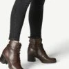 Tamaris Boots À Talons - Mahogany -Tamaris Soldes Magasin 17073a01e0dd41efb9b3924e34765cfd