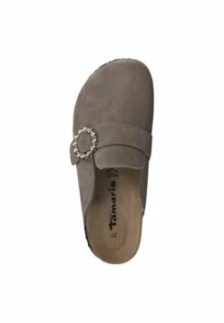 Tamaris Mules - Taupe Suede -Tamaris Soldes Magasin 186cd3e639874903bda7af470b9561e9