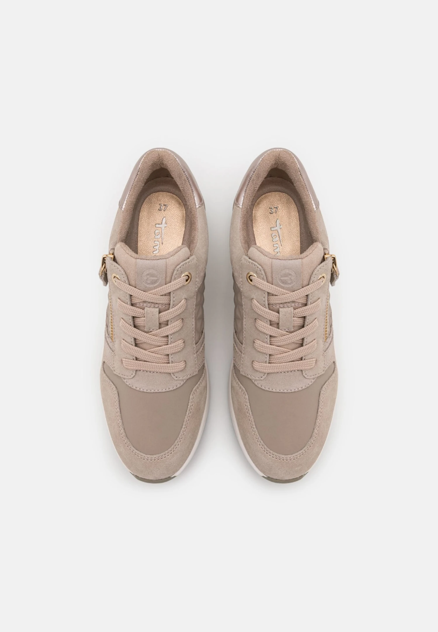 Tamaris Baskets Basses - Taupe 8 Tamaris Baskets Basses - Taupe – Image 6