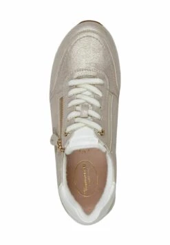 Tamaris WEITE & FLEXIBLE SNEAKER - Baskets Basses - Beige Glam -Tamaris Soldes Magasin 1a86413e529f4d8389254d2f8e70e566