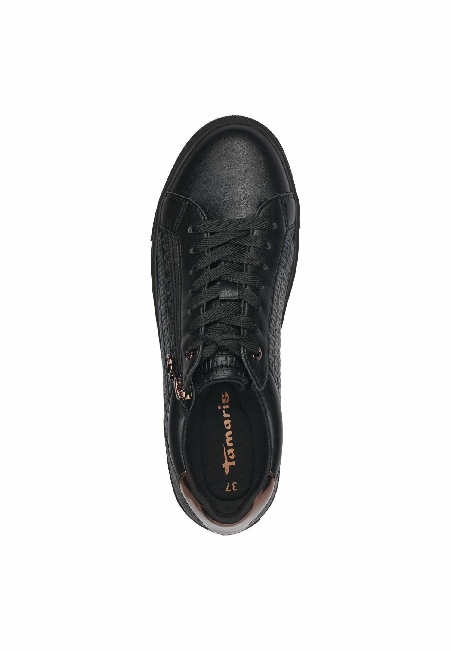 Tamaris Baskets Basses - Black/Copper 5 Tamaris Baskets Basses - Black/Copper – Image 3