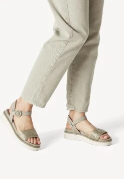 Tamaris Sandales À Plateforme - Sage