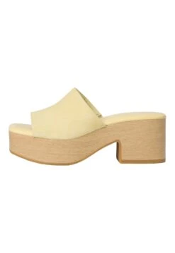 Tamaris Mules À Talons - Lemon