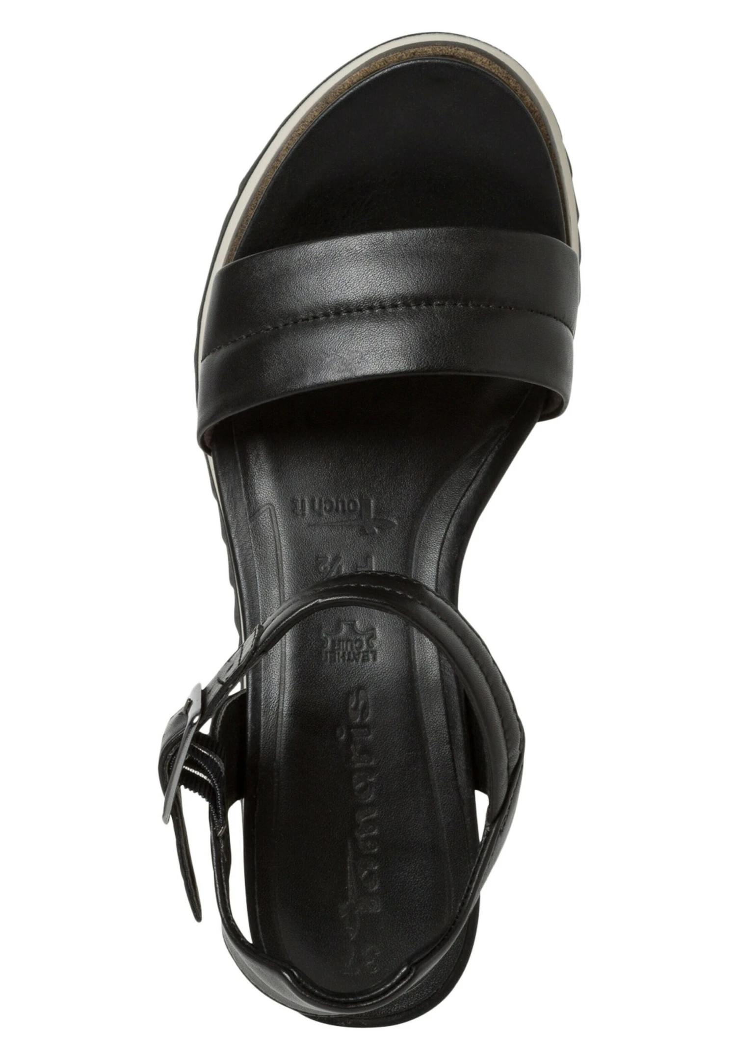 Tamaris - Sandales Compensées - Noir 5 Tamaris - Sandales Compensées - Noir – Image 3