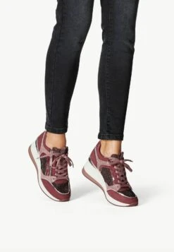 Tamaris Baskets Basses - Bordeaux Comb