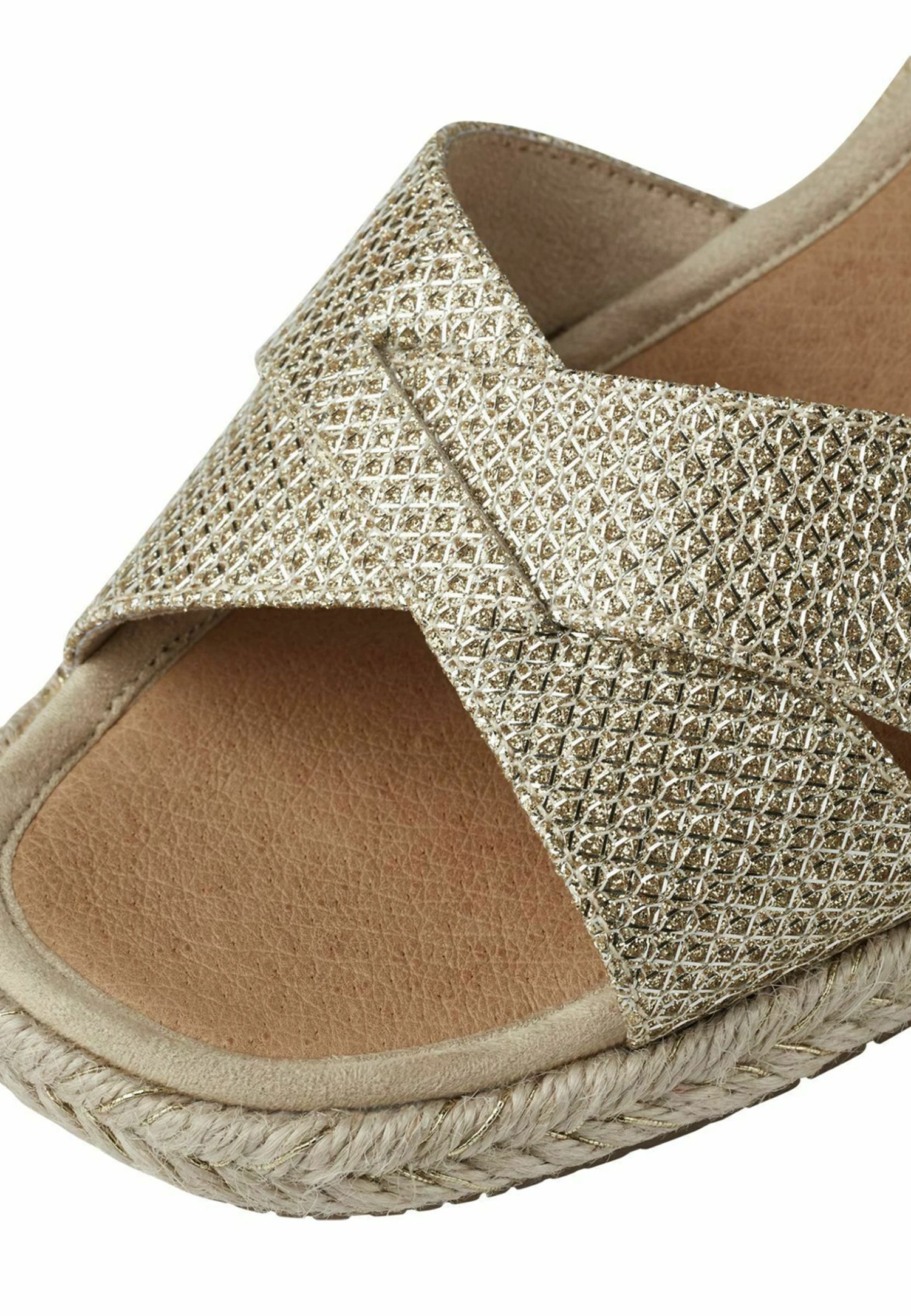 Tamaris Sandales Compensées - Lght Gold Glam 8 Tamaris Sandales Compensées - Lght Gold Glam – Image 6