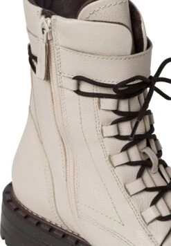 Tamaris Bottines À Lacets - Ivory -Tamaris Soldes Magasin 24ab16cf86954c44894ad8b6162d6a20