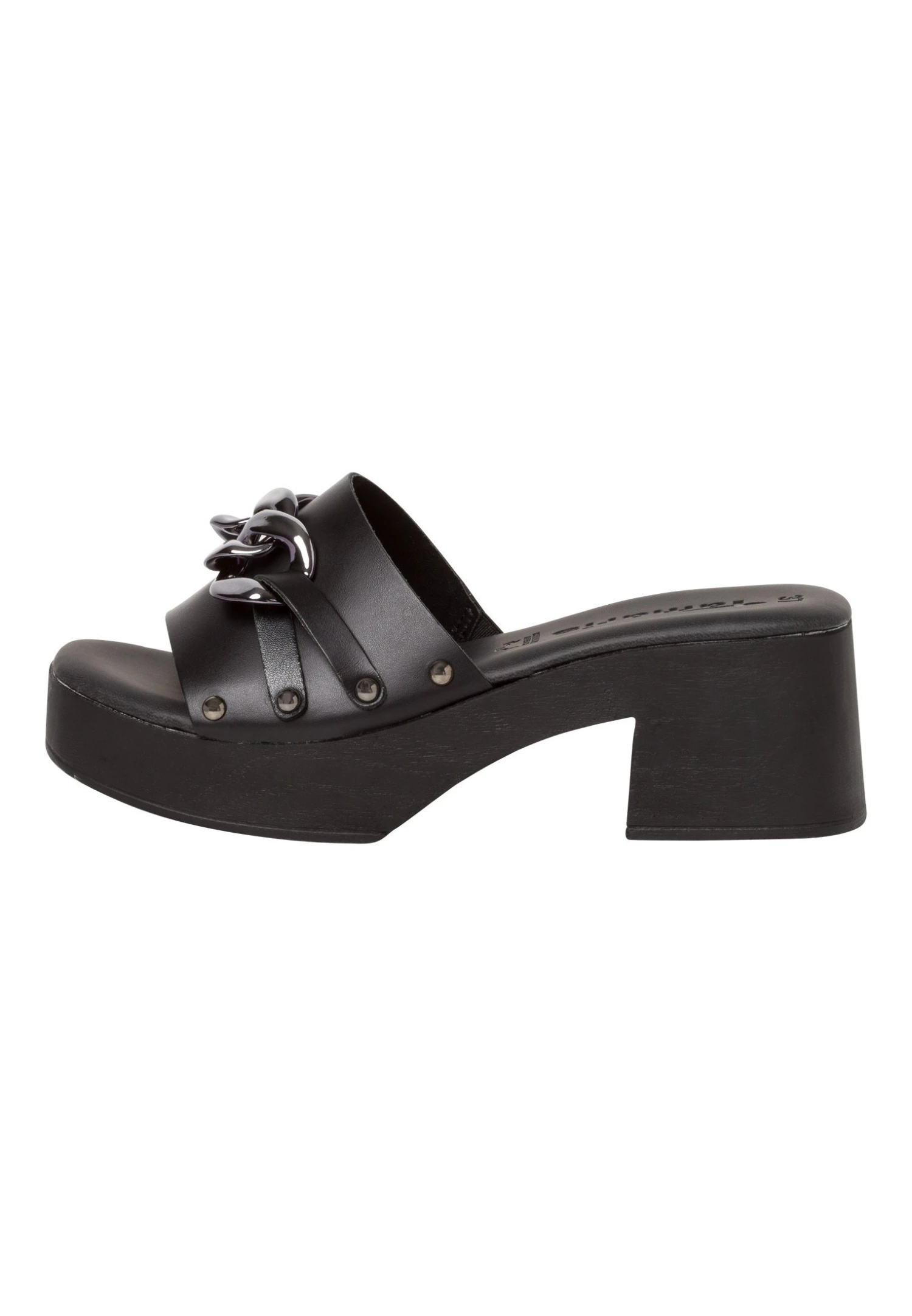 Tamaris Mules À Talons - Black 3 Tamaris Mules À Talons - Black