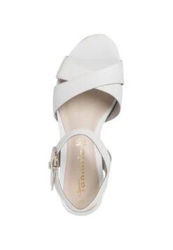 Tamaris Sandales Compensées - White Leather 12 Tamaris Sandales Compensées - White Leather -Tamaris Soldes Magasin 2deb522bec7947b3a302198a7225d02b