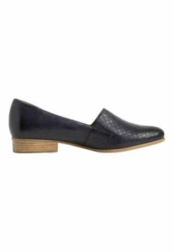 Tamaris Mocassins - Navy Structure -Tamaris Soldes Magasin 30ab80e6e1b4483893042f61f5982518