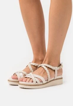 Tamaris Sandales À Plateforme - Ivory