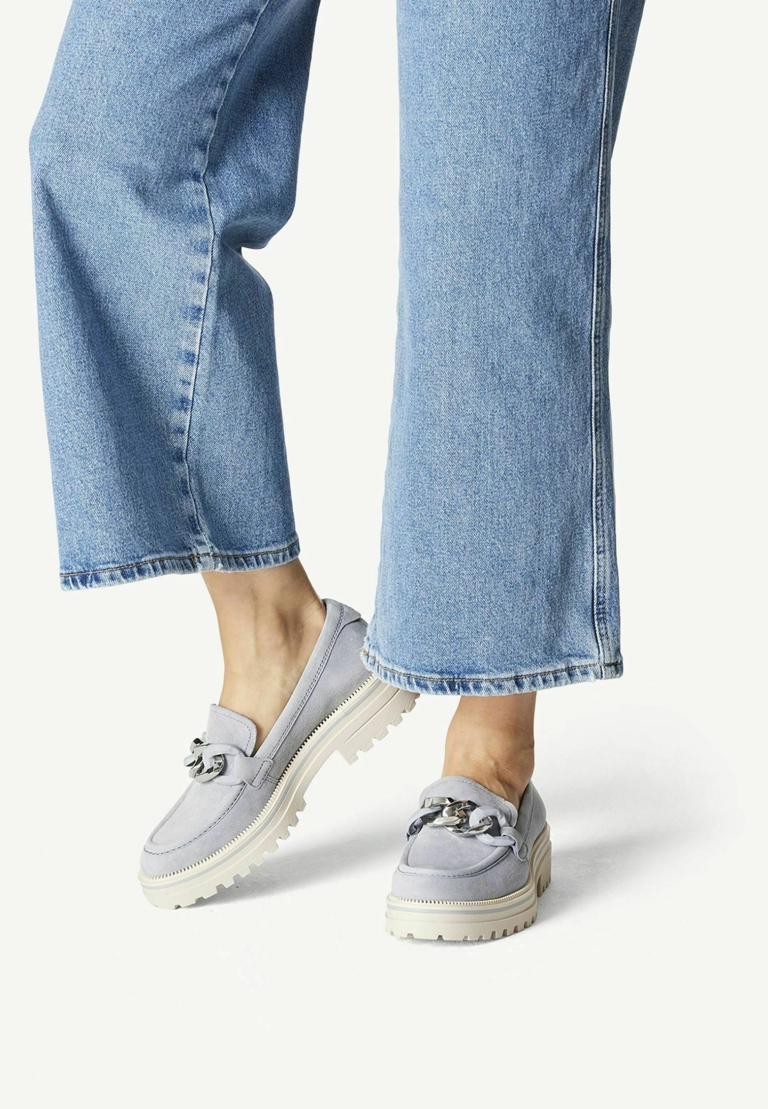 Tamaris Mocassins - Light Blue 3 Tamaris Mocassins - Light Blue