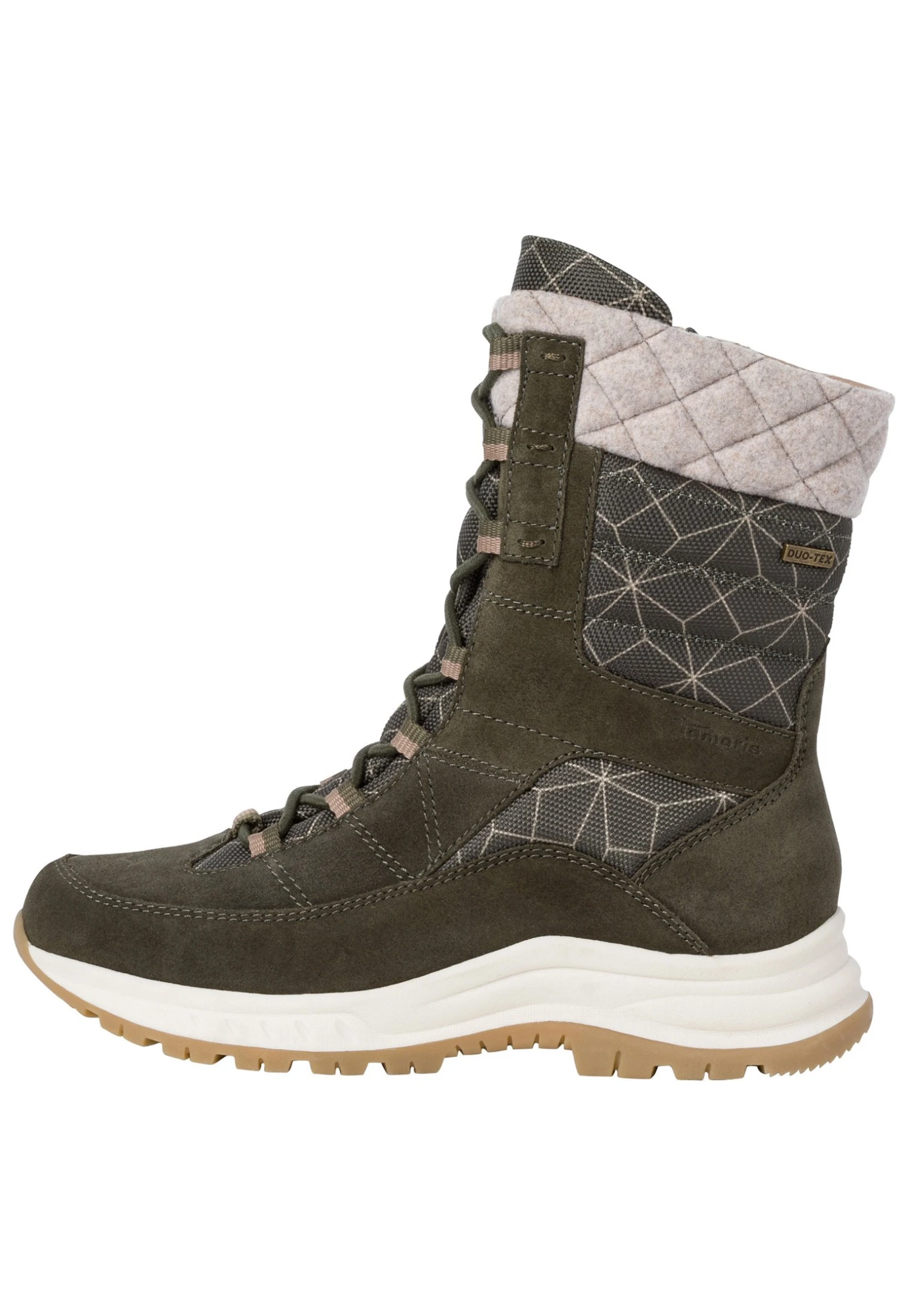 Tamaris Bottes De Neige - Khaki 3 Tamaris Bottes De Neige - Khaki