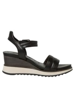 Tamaris - Sandales Compensées - Noir 11 Tamaris - Sandales Compensées - Noir -Tamaris Soldes Magasin 32728d4723b242869408b23ff75262ff