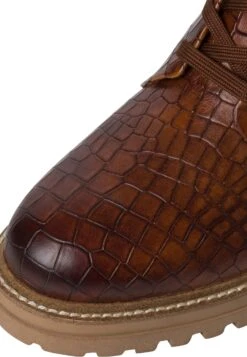 Tamaris Bottines À Plateau - Cognac Croco -Tamaris Soldes Magasin 36ed6c4af6f04be4a1c7edd6073dd0e1