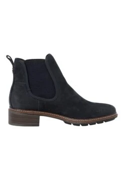 Tamaris Chelsea - Boots À Talons - Navy -Tamaris Soldes Magasin 391fd1c8b29a4c858429ba8e406431dc
