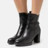 Tamaris Bottines À Talons Hauts - Black