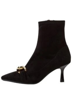 Tamaris Bottines À Talons Hauts - Black/Gold -Tamaris Soldes Magasin 3e304f1cacb34e1ebdd397524e32c077