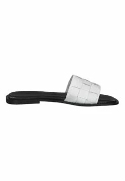 Tamaris Mules - White Leather -Tamaris Soldes Magasin 3f483c98f6234b27b5b2bf79e77473b1