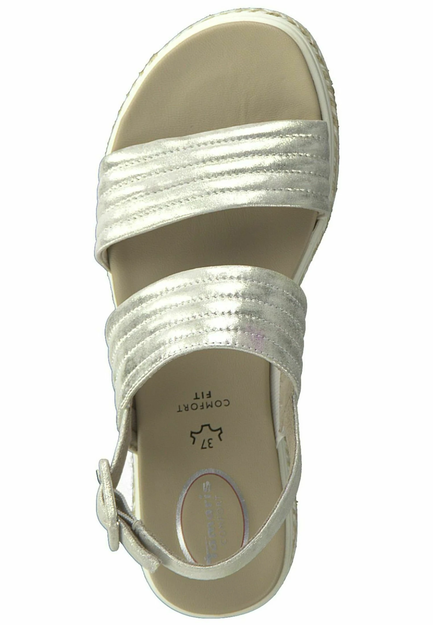 Tamaris Sandales À Plateforme - Cloudy Gold 5 Tamaris Sandales À Plateforme - Cloudy Gold – Image 3