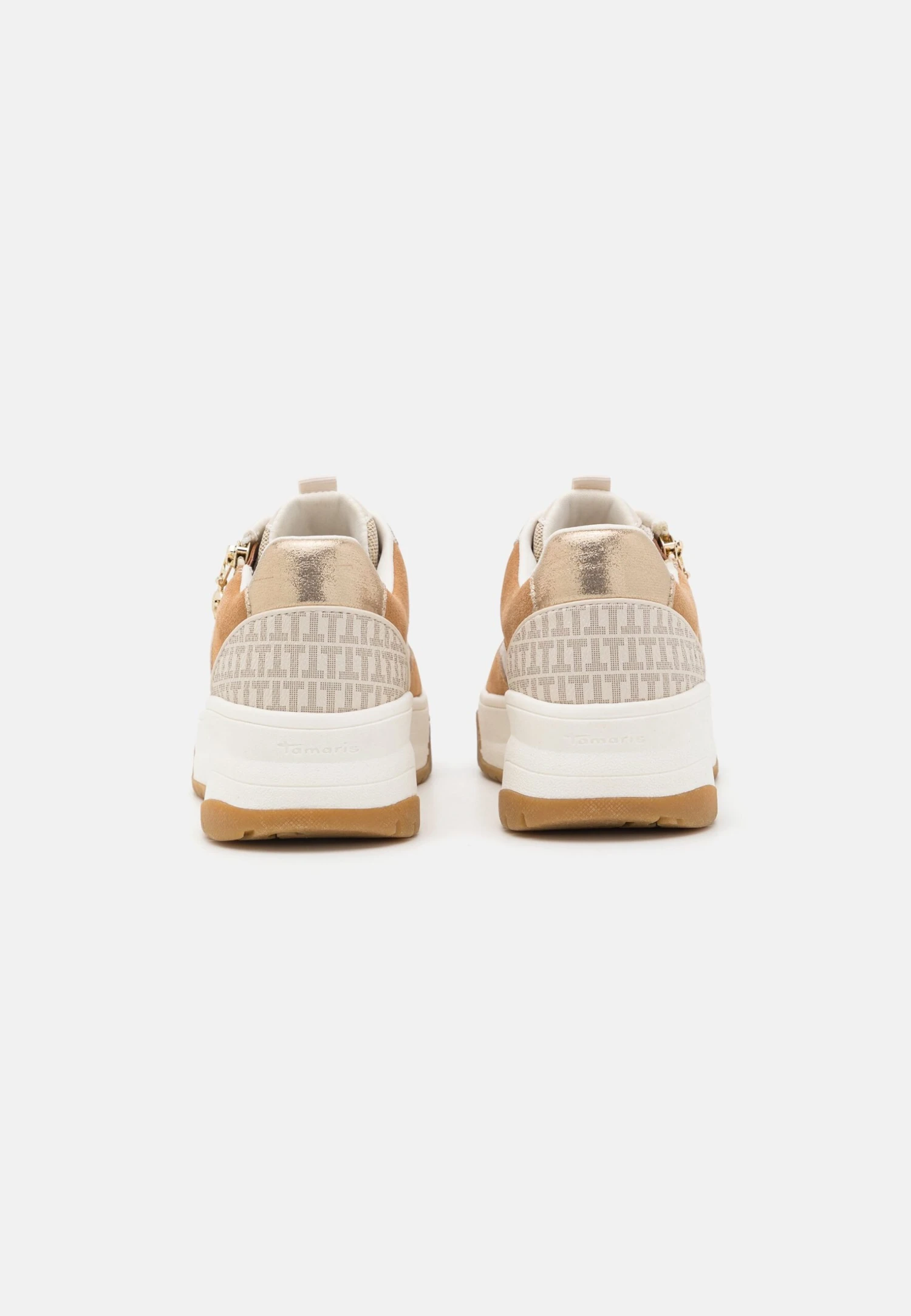 Tamaris Baskets Basses - White/Nut 6 Tamaris Baskets Basses - White/Nut – Image 4