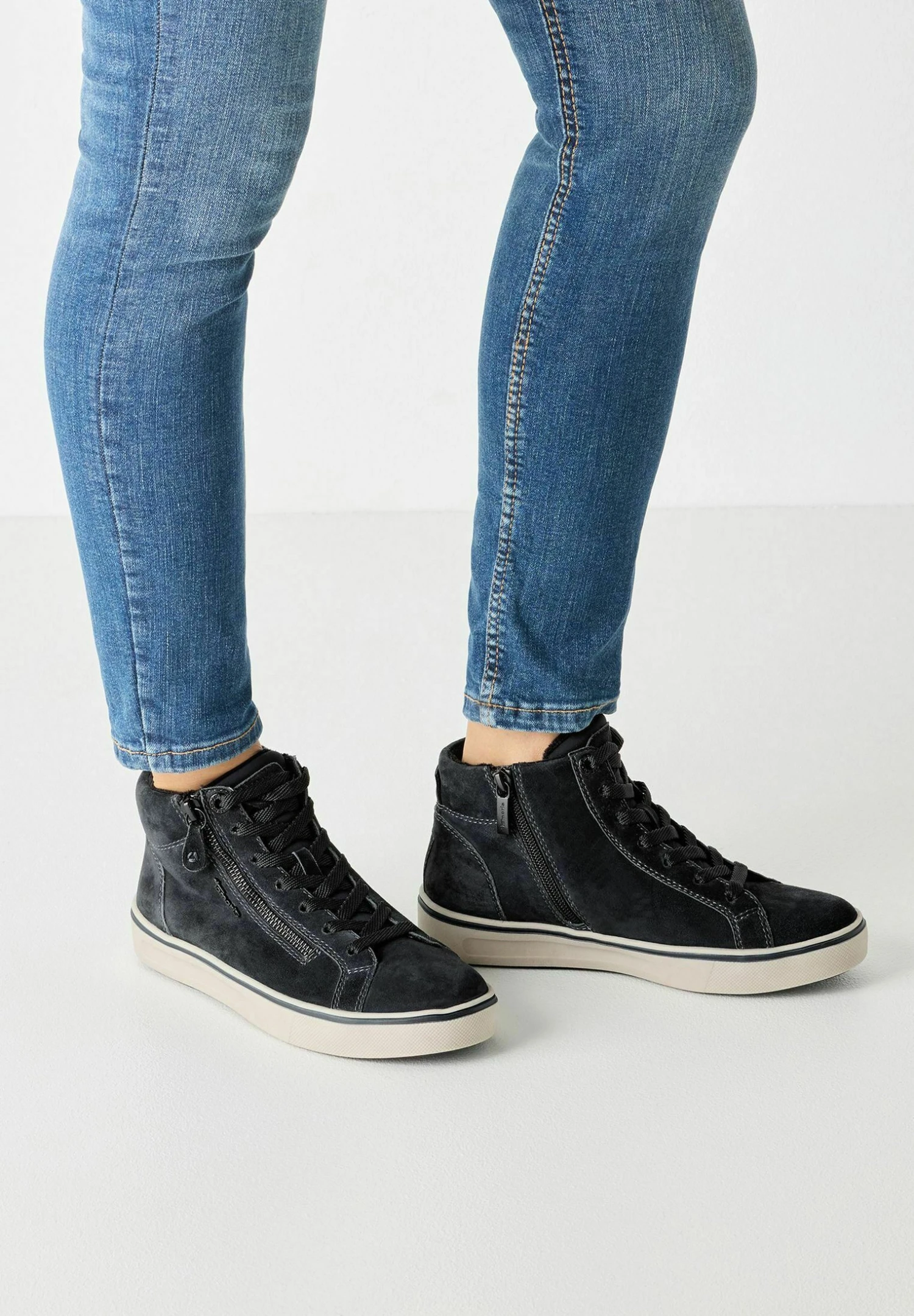 Tamaris COMFORT SNEAKER - Baskets Montantes - Navy Suede 3 Tamaris COMFORT SNEAKER - Baskets Montantes - Navy Suede