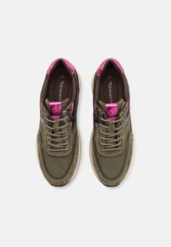Tamaris Baskets Basses - Khaki/pink 21 Tamaris Baskets Basses - Khaki/pink -Tamaris Soldes Magasin 455d929e68f14d3586a5857a35e4acd0