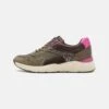 Tamaris Baskets Basses - Khaki/pink -Tamaris Soldes Magasin 45c8915a07f5465c8e077cb8e2800487