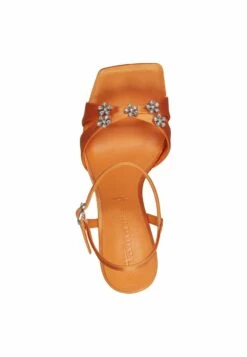 Tamaris Sandales À Talons Hauts - Orange -Tamaris Soldes Magasin 4664ef6762c7473bac675d171d344ed5