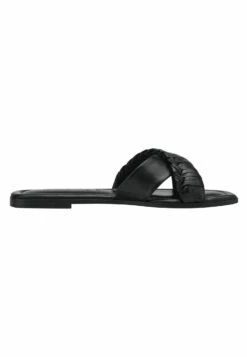 Tamaris Mules - Black Leather -Tamaris Soldes Magasin 4ebdf783fb42491b9c622f9f842e1f29