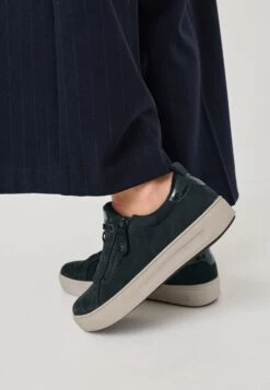 Tamaris BEQUEME SNEAKER MIT T-FLOW EFFECT - Baskets Basses - Navy Suede