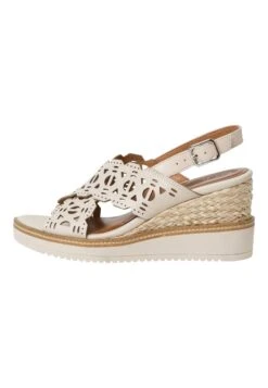 Tamaris Sandales Compensées - Ivory