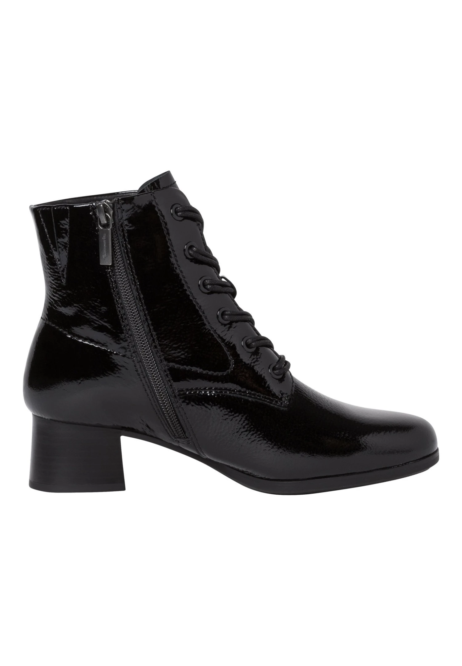 Tamaris Comfort - Bottines À Lacets - Black Patent 7 Tamaris Comfort - Bottines À Lacets - Black Patent – Image 5