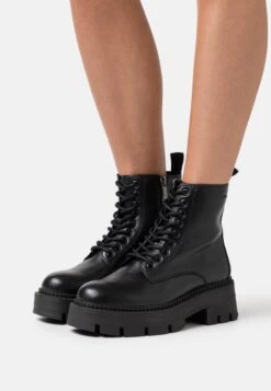 Tamaris Bottines À Plateau - Black Uni