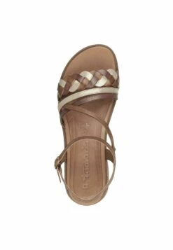 Tamaris Sandales Compensées - Cognac Comb -Tamaris Soldes Magasin 60631febd2ad454ba01892f63d04fa61