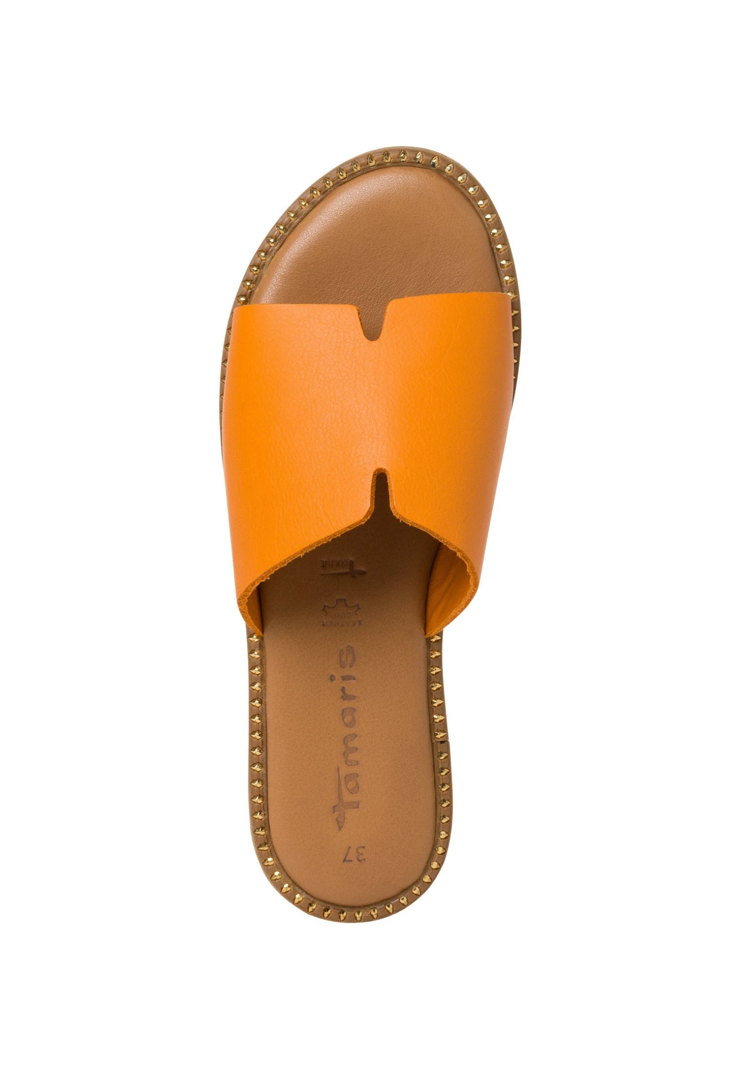 Tamaris Mules - Orange 6 Tamaris Mules - Orange – Image 4