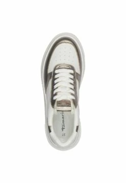 Tamaris Baskets Basses - White Pewter -Tamaris Soldes Magasin 65471a6a9ad94472882610a9e1df9520