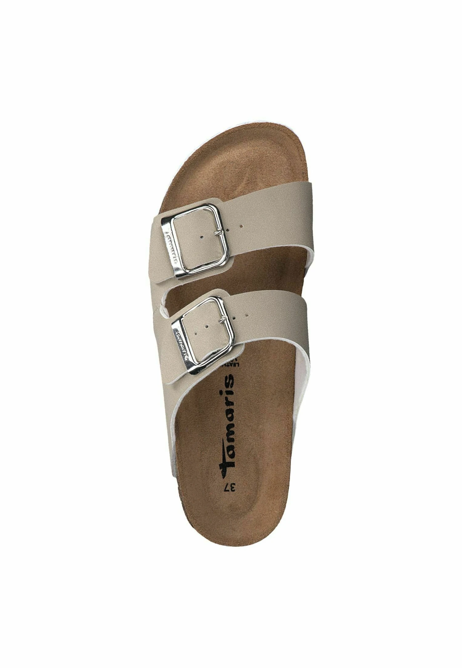 Tamaris Mules - Taupe Nubuc 5 Tamaris Mules - Taupe Nubuc – Image 3
