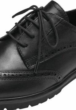 Tamaris Derbies - Black Leather -Tamaris Soldes Magasin 665f41d214ed4df3993641b8b469d4de