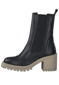 Tamaris Bottines À Plateau - Black Beige