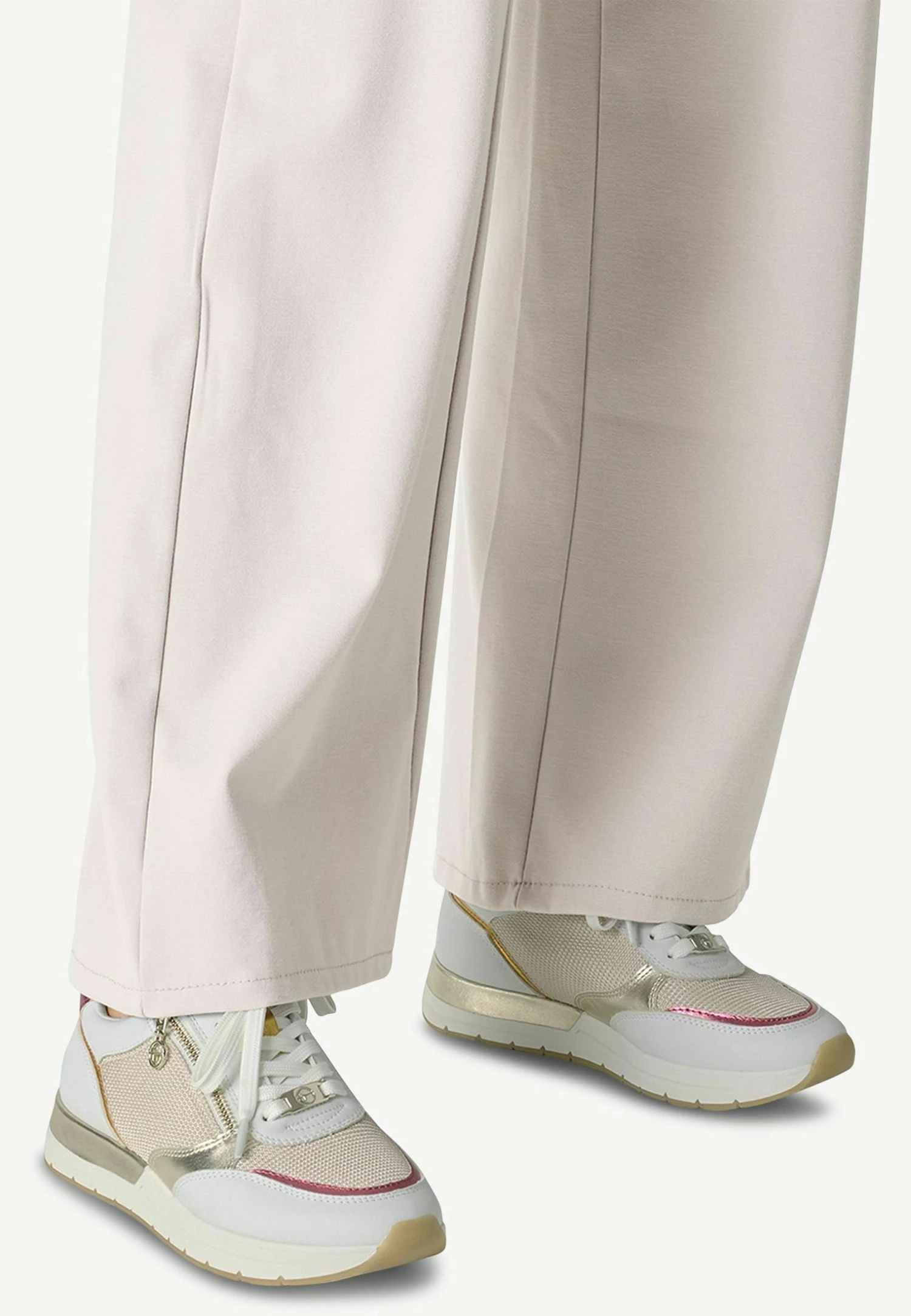 Tamaris Baskets Basses - White Lt Gold 3 Tamaris Baskets Basses - White Lt Gold