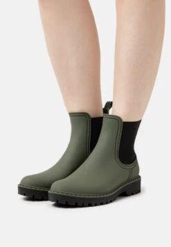 Tamaris Bottes En Caoutchouc - Olive/Black