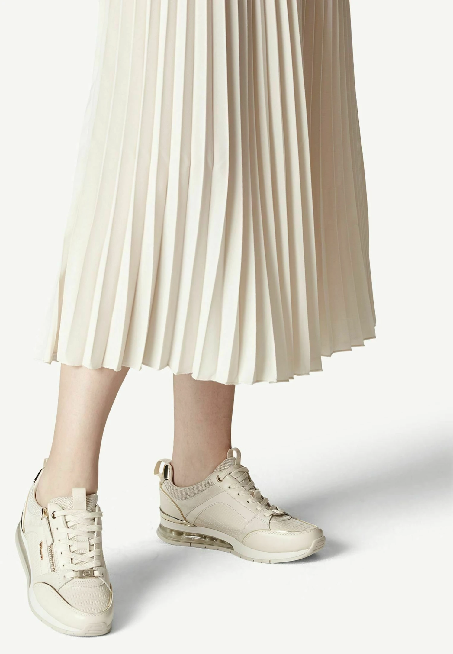 Tamaris Baskets Basses - Cream Comb 3 Tamaris Baskets Basses - Cream Comb